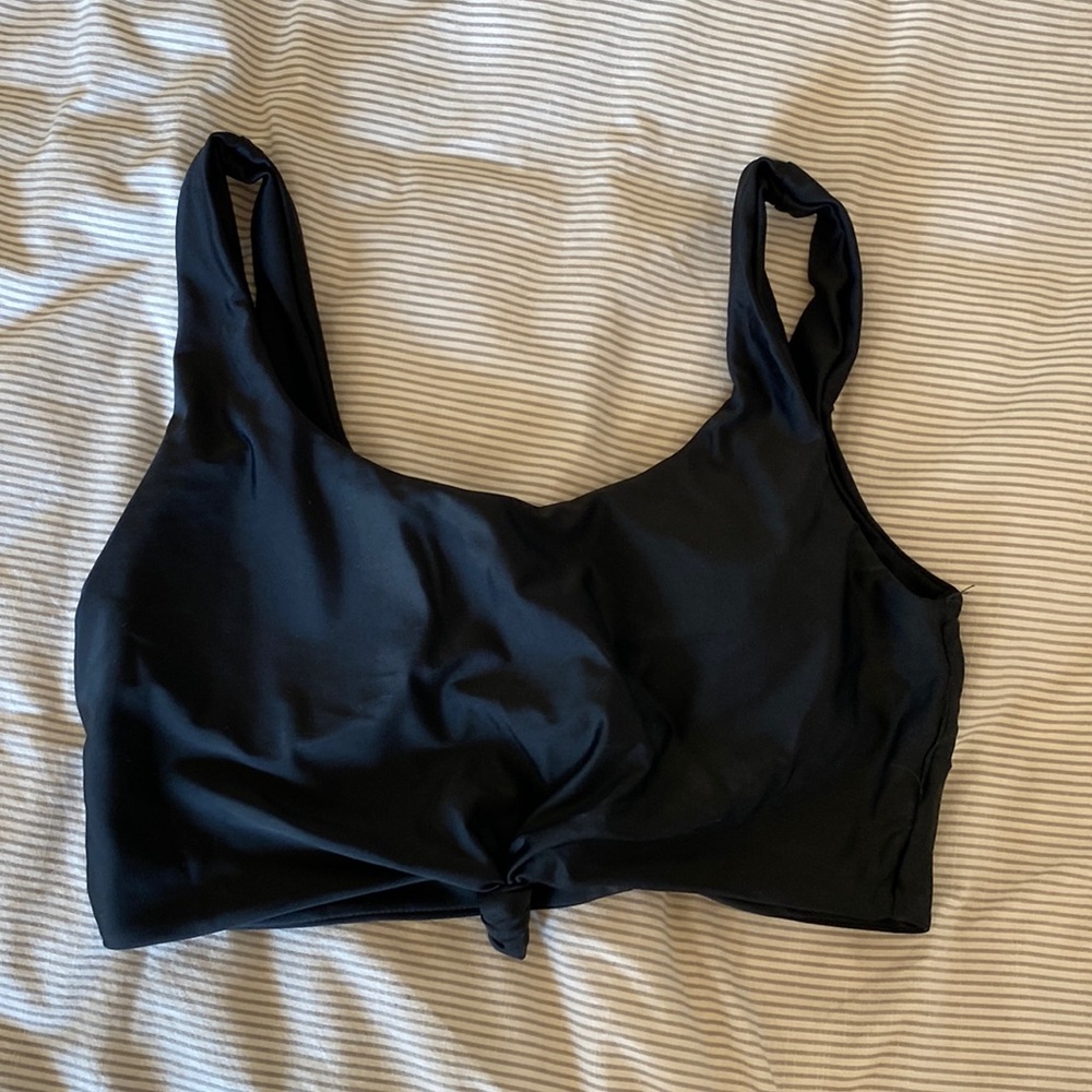 Black Bikini top. Size medium.